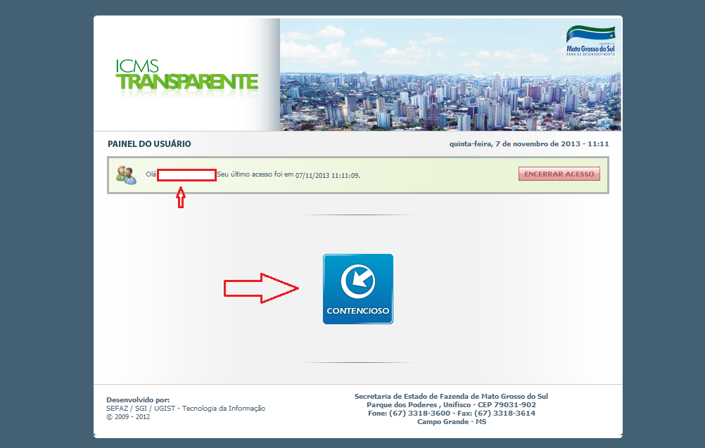 TelaInicialContencioso