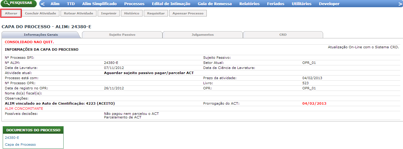 TelaInserirDocumento