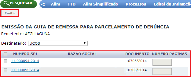 EmissãoGuiaProcessosPendentes