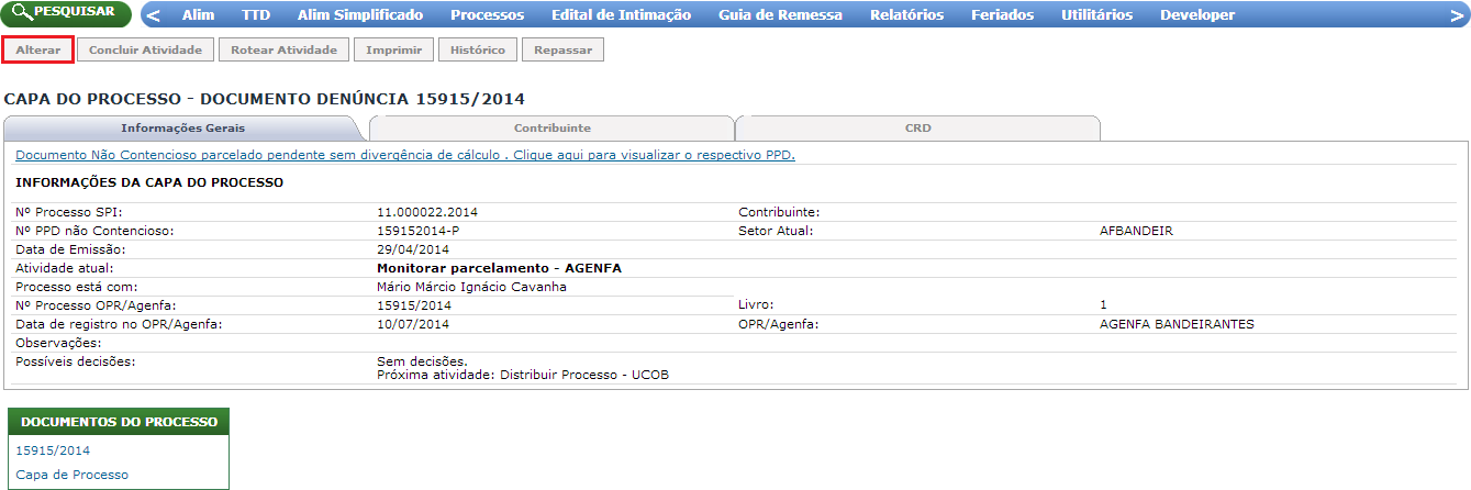 InserindoDocumentoBotaoAlterar